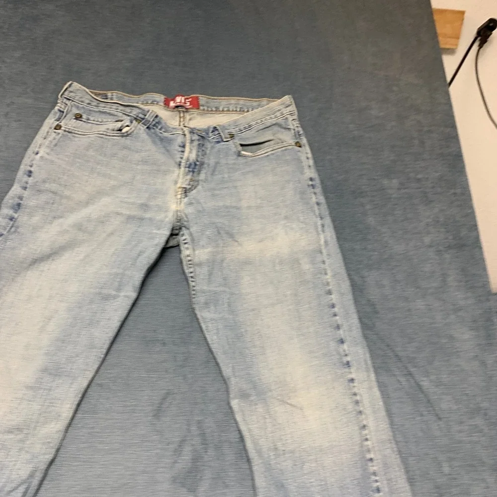 Levi's 514 Slim Fit Straight Jeans Boys 18 Husky Blue Denim Stretch Performance